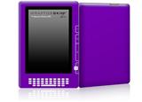 Solids Collection Purple - Decal Style Skin for Amazon Kindle DX