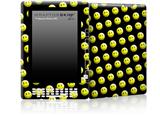 Smileys on Black - Decal Style Skin for Amazon Kindle DX