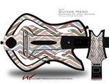  Zig Zag Colors 03 Decal Style Skin - fits Warriors Of Rock Guitar Hero Guitar (GUITAR NOT INCLUDED)