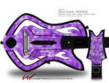  Triangle Mosaic Purple Decal Style Skin - fits Warriors Of Rock Guitar Hero Guitar (GUITAR NOT INCLUDED)
