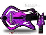  Halftone Splatter Hot Pink Purple Decal Style Skin - fits Warriors Of Rock Guitar Hero Guitar (GUITAR NOT INCLUDED)