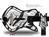 Zebra Skin Decal Style Skin - fits Warriors Of Rock Guitar Hero Guitar (GUITAR NOT INCLUDED)