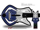  Ripped Colors Blue Gray Decal Style Skin - fits Warriors Of Rock Guitar Hero Guitar (GUITAR NOT INCLUDED)
