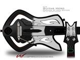  Ripped Colors Black Gray Decal Style Skin - fits Warriors Of Rock Guitar Hero Guitar (GUITAR NOT INCLUDED)