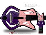  Ripped Colors Purple Pink Decal Style Skin - fits Warriors Of Rock Guitar Hero Guitar (GUITAR NOT INCLUDED)