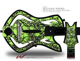  Scattered Skulls Neon Green Decal Style Skin - fits Warriors Of Rock Guitar Hero Guitar (GUITAR NOT INCLUDED)