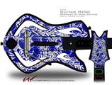  Scattered Skulls Royal Blue Decal Style Skin - fits Warriors Of Rock Guitar Hero Guitar (GUITAR NOT INCLUDED)
