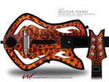  Fractal Fur Cheetah Decal Style Skin - fits Warriors Of Rock Guitar Hero Guitar (GUITAR NOT INCLUDED)