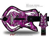 HEX Mesh Camo 01 Pink Decal Style Skin - fits Warriors Of Rock Guitar Hero Guitar (GUITAR NOT INCLUDED)