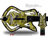  HEX Mesh Camo 01 Yellow Decal Style Skin - fits Warriors Of Rock Guitar Hero Guitar (GUITAR NOT INCLUDED)