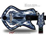  WraptorCamo Digital Camo Navy Decal Style Skin - fits Warriors Of Rock Guitar Hero Guitar (GUITAR NOT INCLUDED)