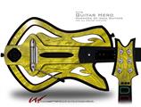  Stardust Yellow Decal Style Skin - fits Warriors Of Rock Guitar Hero Guitar (GUITAR NOT INCLUDED)