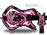  Alecias Swirl 02 Hot Pink Decal Style Skin - fits Warriors Of Rock Guitar Hero Guitar (GUITAR NOT INCLUDED)