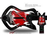  Barbwire Heart Red Decal Style Skin - fits Warriors Of Rock Guitar Hero Guitar (GUITAR NOT INCLUDED)