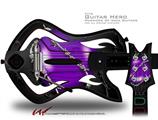  Barbwire Heart Purple Decal Style Skin - fits Warriors Of Rock Guitar Hero Guitar (GUITAR NOT INCLUDED)