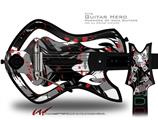  Abstract 02 Red Decal Style Skin - fits Warriors Of Rock Guitar Hero Guitar (GUITAR NOT INCLUDED)