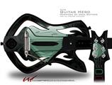  Glass Heart Grunge Seafoam Green Decal Style Skin - fits Warriors Of Rock Guitar Hero Guitar (GUITAR NOT INCLUDED)