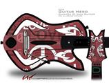  Love and Peace Pink Decal Style Skin - fits Warriors Of Rock Guitar Hero Guitar (GUITAR NOT INCLUDED)