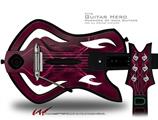  Abstract 01 Pink Decal Style Skin - fits Warriors Of Rock Guitar Hero Guitar (GUITAR NOT INCLUDED)