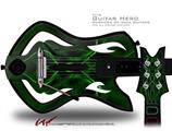  Abstract 01 Green Decal Style Skin - fits Warriors Of Rock Guitar Hero Guitar (GUITAR NOT INCLUDED)
