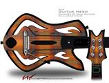  Plaid Pumpkin Orange Decal Style Skin - fits Warriors Of Rock Guitar Hero Guitar (GUITAR NOT INCLUDED)