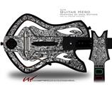  Aluminum Foil Decal Style Skin - fits Warriors Of Rock Guitar Hero Guitar (GUITAR NOT INCLUDED)