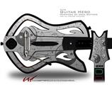  Feminine Yin Yang Gray Decal Style Skin - fits Warriors Of Rock Guitar Hero Guitar (GUITAR NOT INCLUDED)