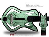  Feminine Yin Yang Green Decal Style Skin - fits Warriors Of Rock Guitar Hero Guitar (GUITAR NOT INCLUDED)