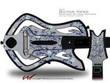  Victorian Design Blue Decal Style Skin - fits Warriors Of Rock Guitar Hero Guitar (GUITAR NOT INCLUDED)