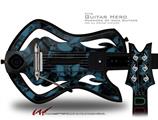  Skulls Confetti Blue Decal Style Skin - fits Warriors Of Rock Guitar Hero Guitar (GUITAR NOT INCLUDED)