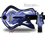  Mystic Vortex Blue Decal Style Skin - fits Warriors Of Rock Guitar Hero Guitar (GUITAR NOT INCLUDED)