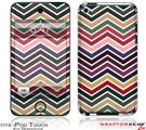 iPod Touch 4G Skin Zig Zag Colors 02