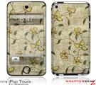iPod Touch 4G Skin Flowers and Berries Yellow
