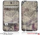 iPod Touch 4G Skin Pastel Abstract Gray and Purple