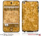 iPod Touch 4G Skin Triangle Mosaic Orange