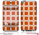 iPod Touch 4G Skin Squared Burnt Orange