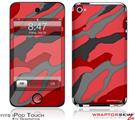 iPod Touch 4G Skin - Camouflage Red