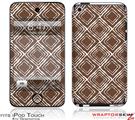 iPod Touch 4G Skin Wavey Chocolate Brown