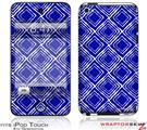 iPod Touch 4G Skin Wavey Royal blue