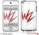 iPod Touch 4G Skin WraptorSkinz WZ on White