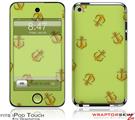 iPod Touch 4G Skin Anchors Away Sage Green