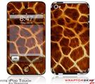 iPod Touch 4G Skin Fractal Fur Giraffe