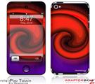 iPod Touch 4G Skin - Alecias Swirl 01 Red