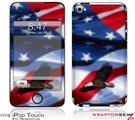 iPod Touch 4G Skin - Ole Glory Bald Eagle