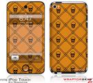 iPod Touch 4G Skin - Halloween Skull and Bones