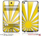 iPod Touch 4G Skin - Rising Sun Japanese Flag Yellow