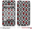 iPod Touch 4G Skin - XO Hearts