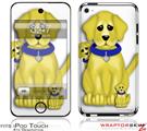 iPod Touch 4G Skin - Puppy Dogs on White