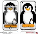 iPod Touch 4G Skin - Penguins on White