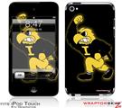 iPod Touch 4G Skin - Iowa Hawkeyes Herky on Black